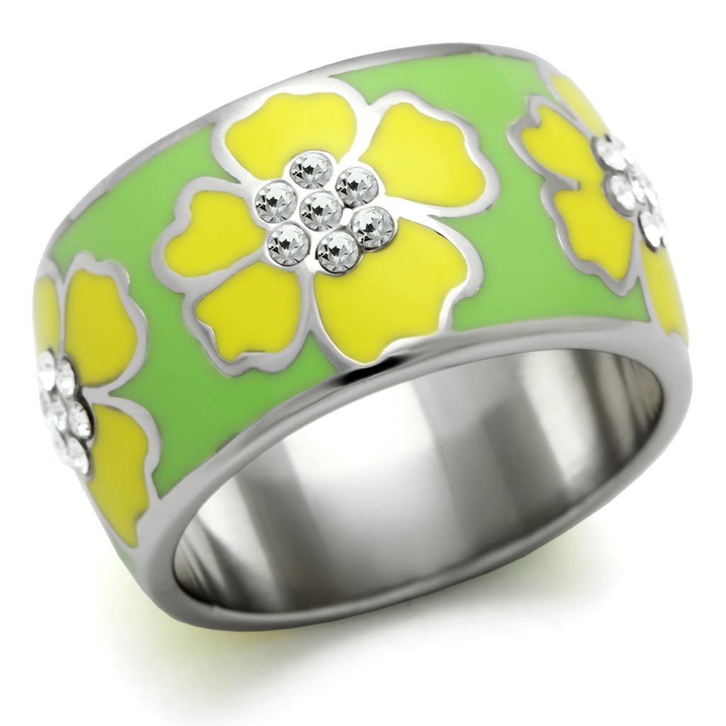 JCE221 High polished (no plating) Stainless Steel Ring with No Stone