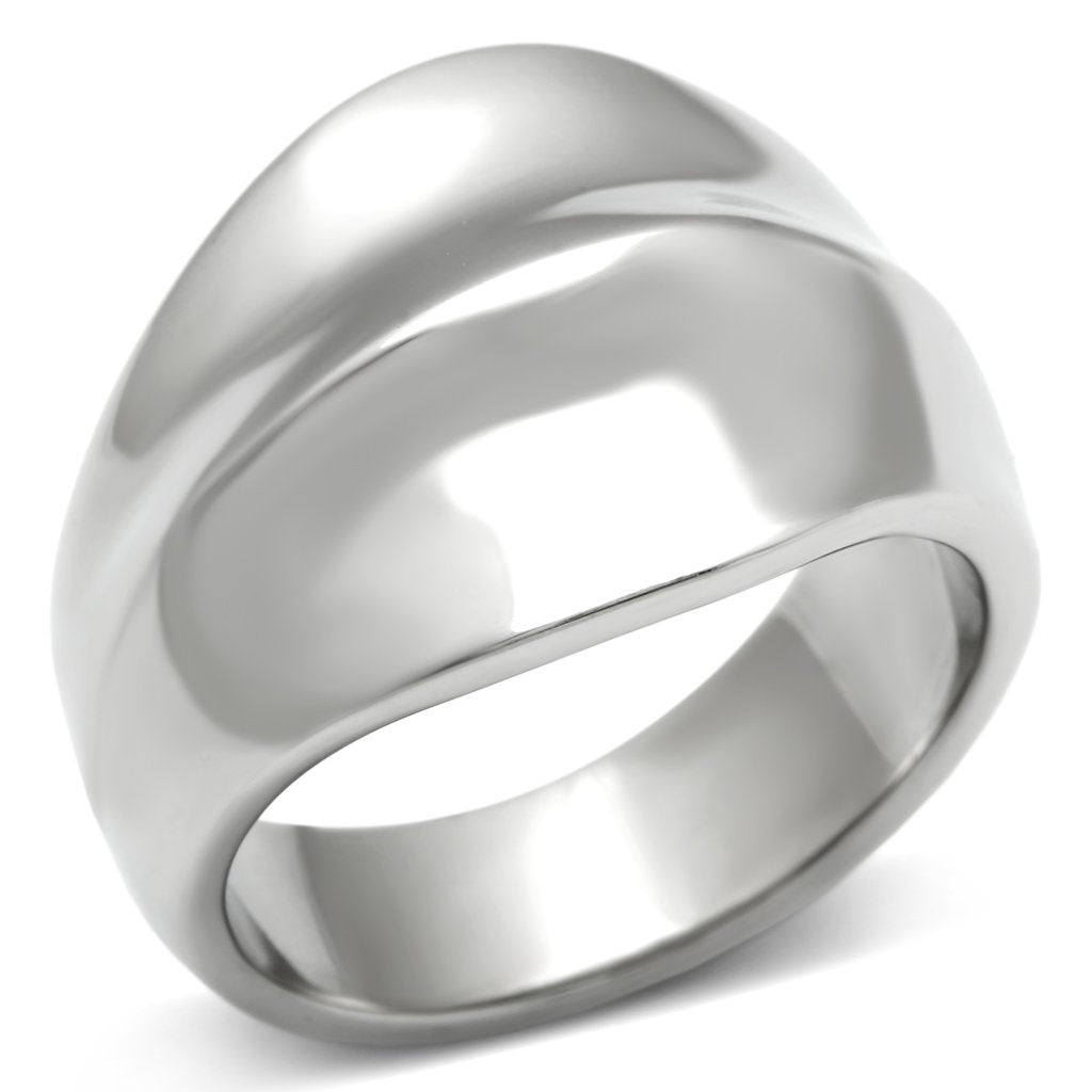 JCE397 High polished (no plating) Stainless Steel Ring with No Stone